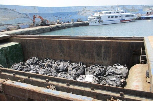 減緩離島垃圾壓力  蘭嶼綠島垃圾轉運目標量2,000公噸