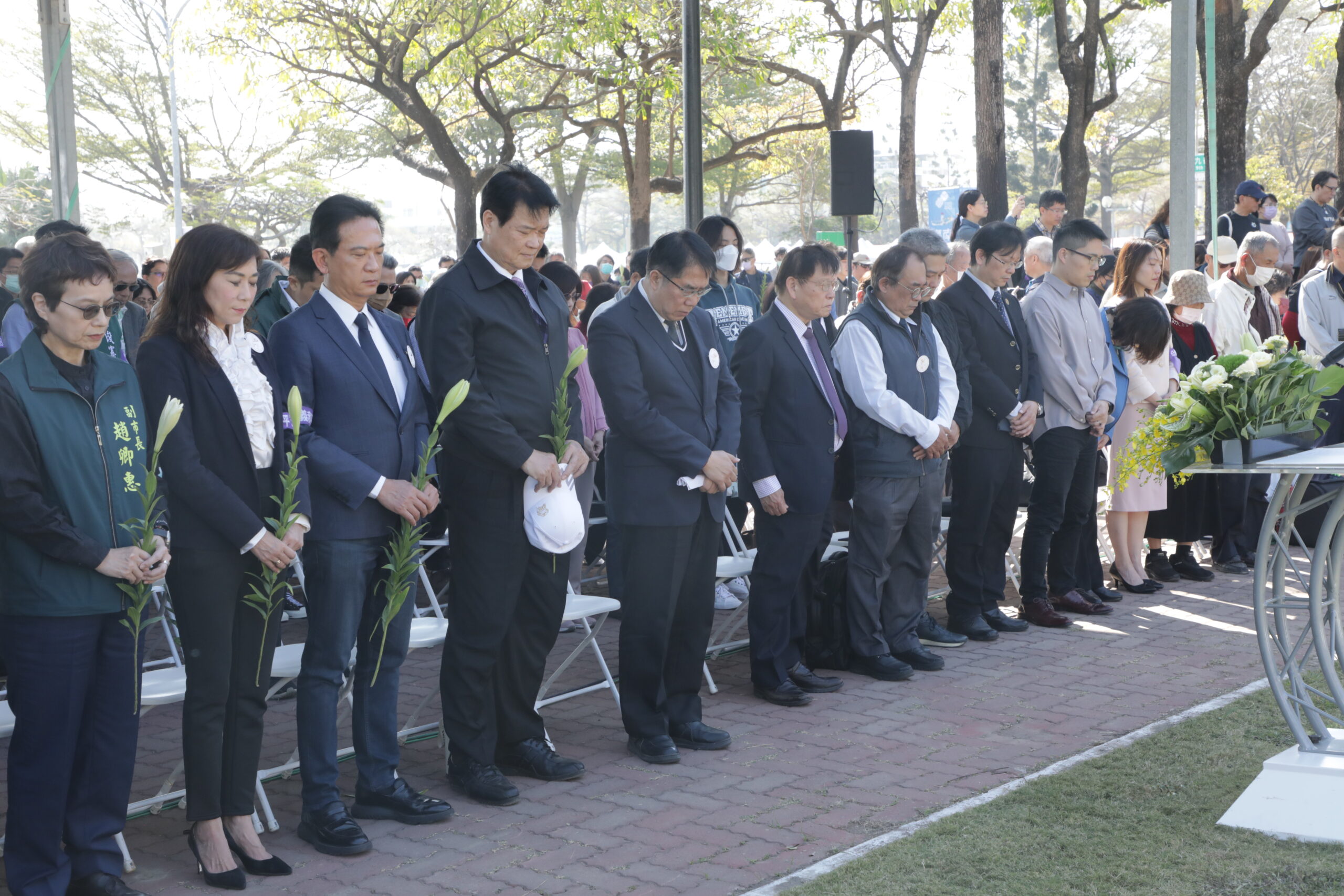 臺南市各界紀念228事件　78 週年和平追思會　