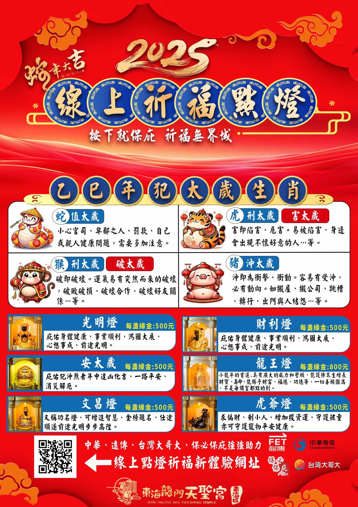 三大電信在龍門聖地照亮未來　指名東海龍門天聖宮為東岸合作代表宮廟